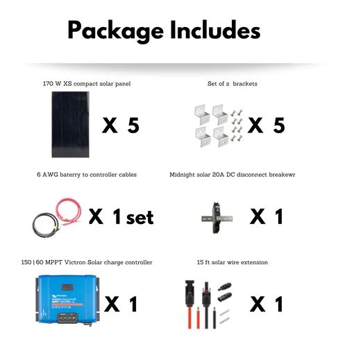 Victron Energy - 800 watt Solar System - 12v