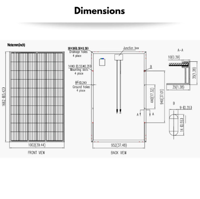 VSUN325-60M Solar Module (30 panels per pallet) - High-Efficiency Monocrystalline Solar Panel | CSA Approved | Ships From Canada