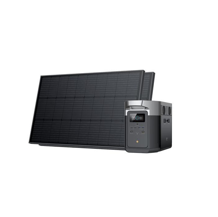 EcoFlow DELTA Max Portable Power Station + 100W Rigid Solar Panel