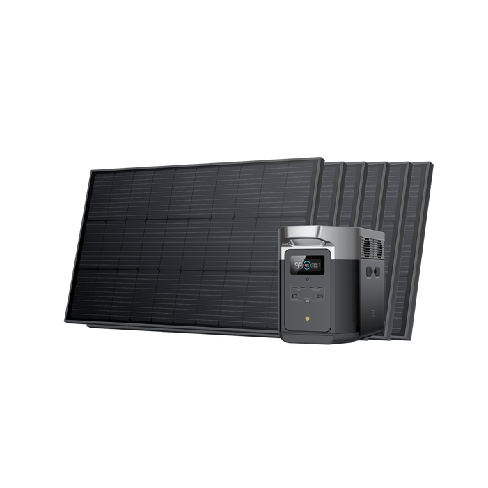 EcoFlow DELTA Max Portable Power Station + 100W Rigid Solar Panel